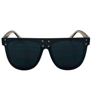 Flat Top Sunglasses Studded Oversized‎ Fashion UV400 Protection Lentes Gafas New